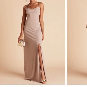 Birdy Grey Ash Dress in Crepe Taupe M